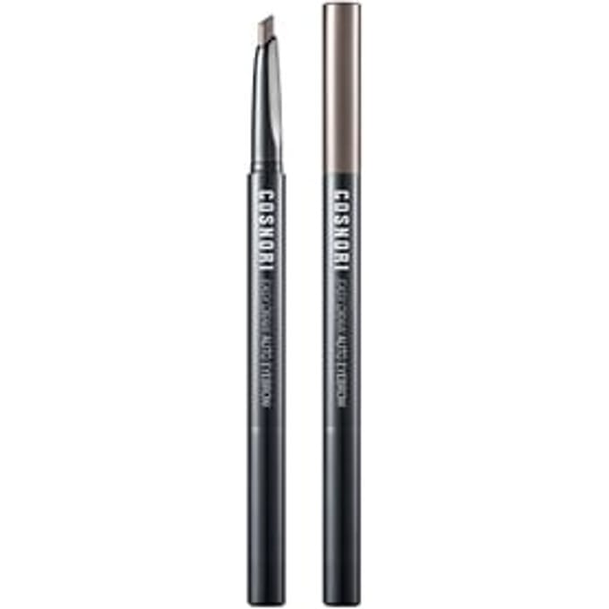 Cosnori, Easy Draw Crayon à sourcils automatique, 03 Dark Choco, 0.3g (0,01 oz) black