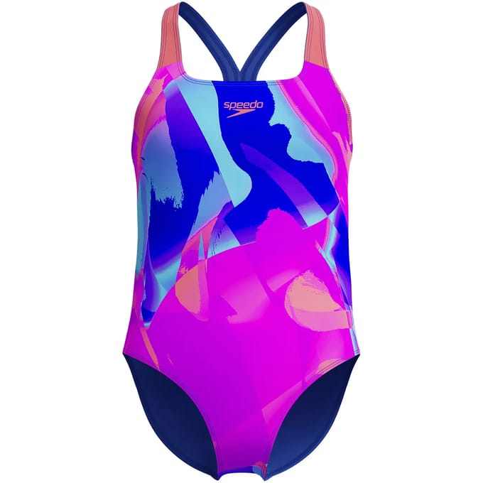 1-delig meisjes zwempak Speedo Print Power