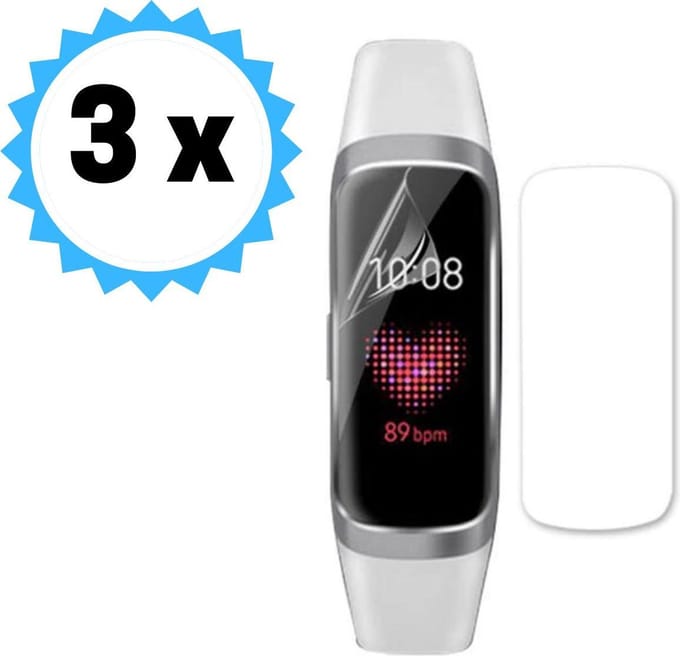 KELERINO. Screenprotector - Geschikt Voor Samsung Galaxy Fit E - Plastic - 3 stuks