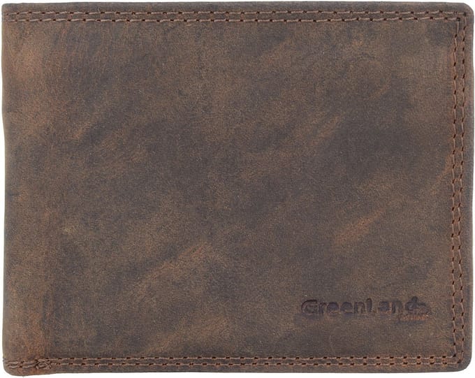 GreenLand Nature Leren Portemonnee Montenegro Wallet RFID Brown Bruine