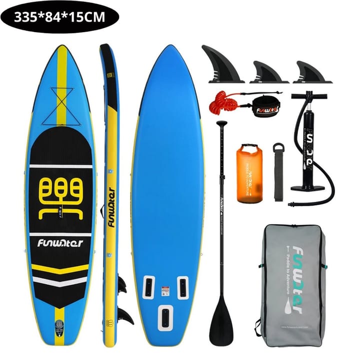 Livano Sup Board - Opblaasbaar - Supboard - Sup Boards - Paddle - Kayak - 335cm - Blauw