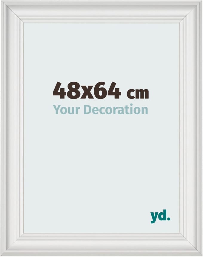 Your Decoration - Fotolijst 48x64 cm - MDF - Wit Geveegd - Lazio
