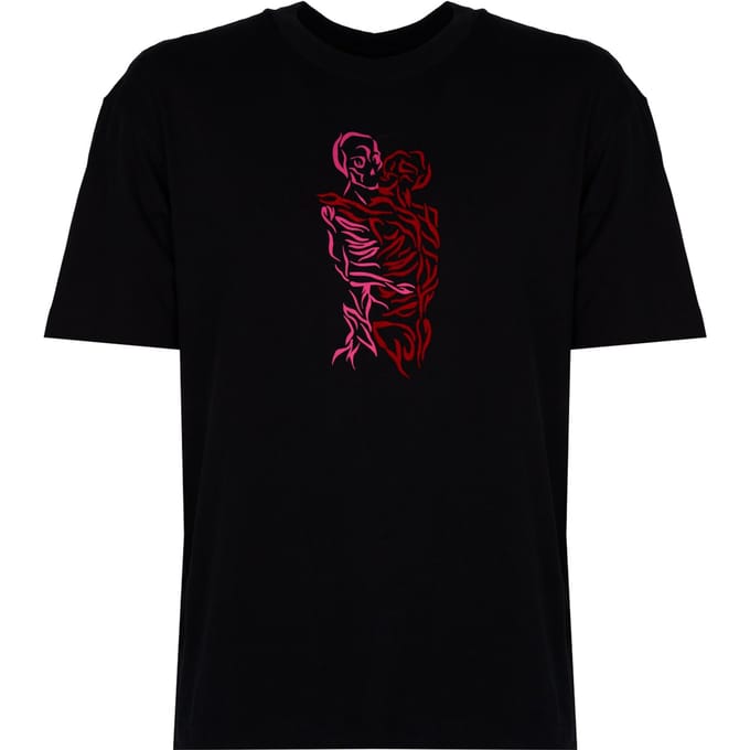 Les Hommes T-Shirt Love After Death Mannen zwart