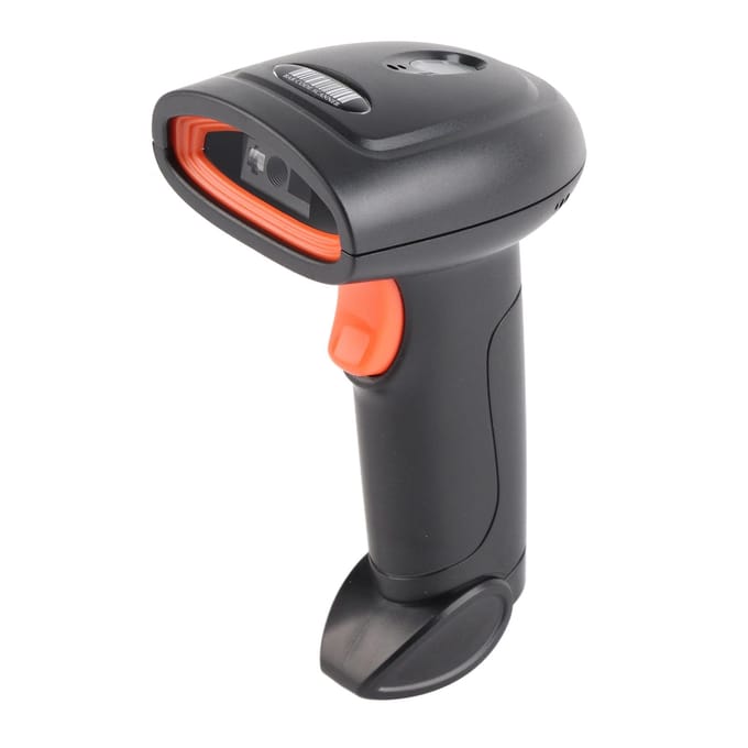 Scanner de codes-barres 1D 2D Sans fil 2,4G Bluetooth Imagerie CMOS Lecture par balayage de codes-barres pour Supermarché Entrepôt gray