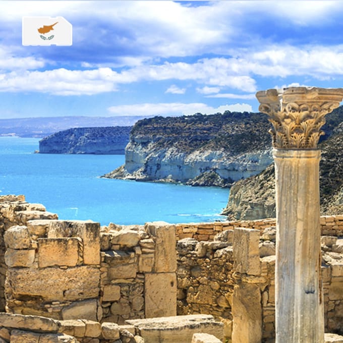 InternationalSIM Data Simkaart Cyprus - 3 GB - 15 dagen