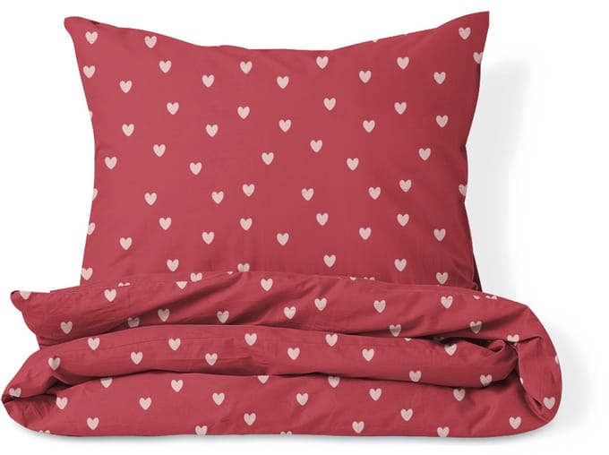 Petite Amélie Dekbedovertrekset – 140x200 cm – Flanel – Heart