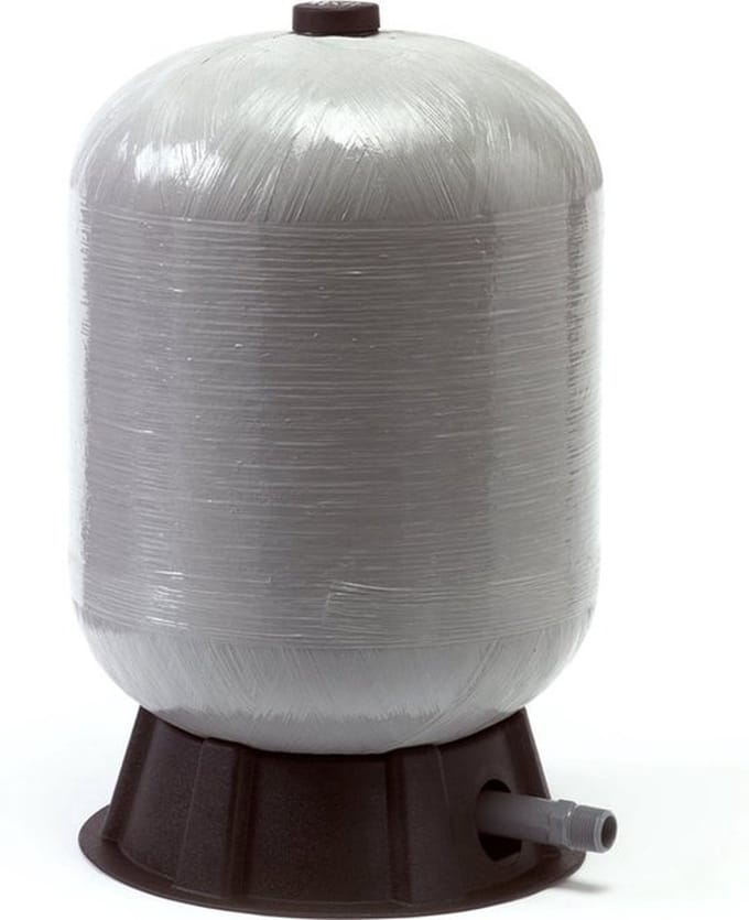 Wellmate Membraanketel polyester 1" buitendraad 8,5bar grijs 60 ltr type verticaal