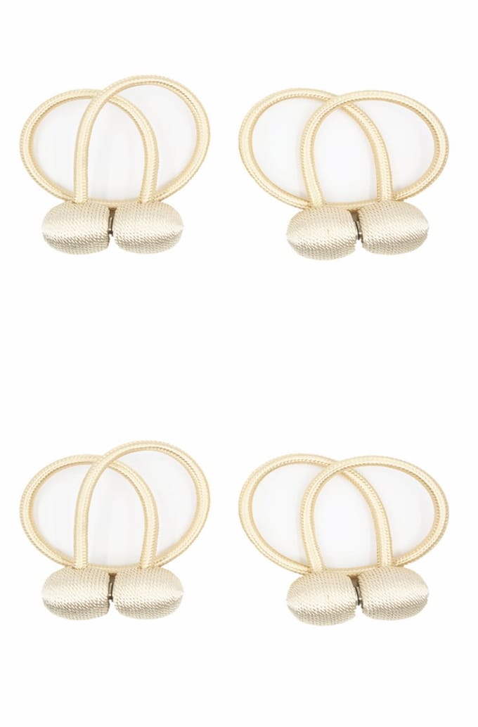 Magnetische gordijnhouder Goud 2-pack