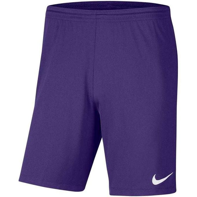 Nike Heren Dry Park III Korte Broek (Violet)