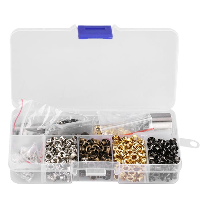 Rondelle d'œillet avec jeu d'outils manuels 3 pièces 3mm*420pcs white