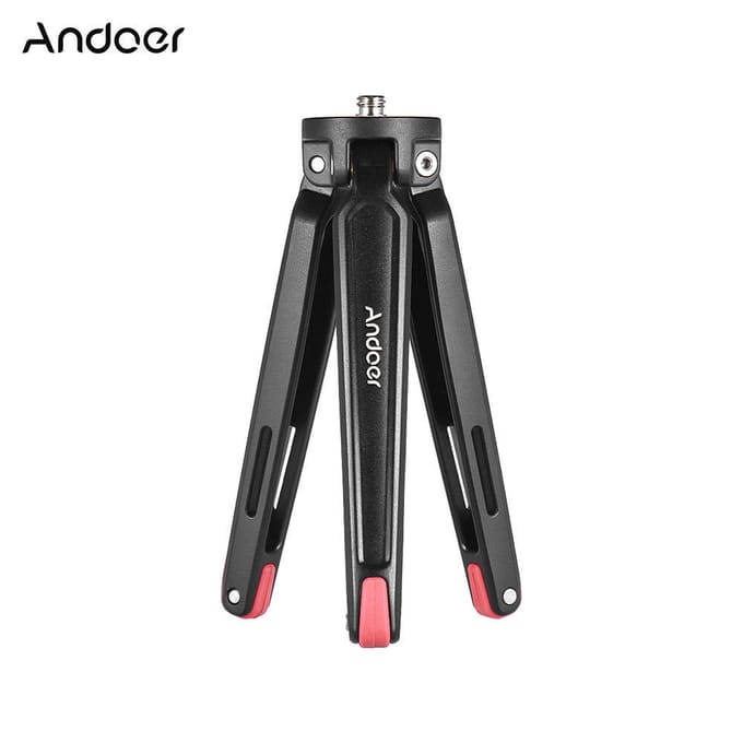 Opvouwbare Pro Statief Handheld Desktop Stand Stabilisator voor Camera Mobiele Telefoon gray