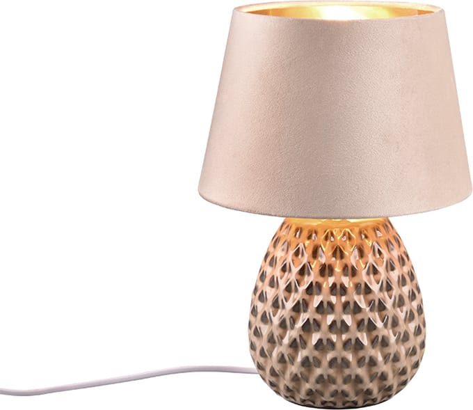 REALITY ARIANA - Tafellamp - Beige - excl. 1x E27 4 W - Snoerschakelaar
