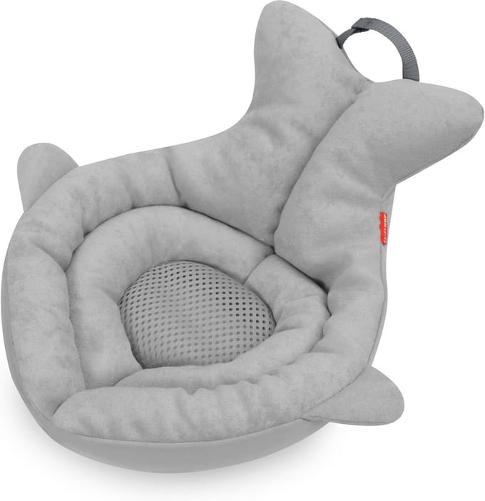 Babybad met zachte gootsteen voor baby's - Moby, grijs