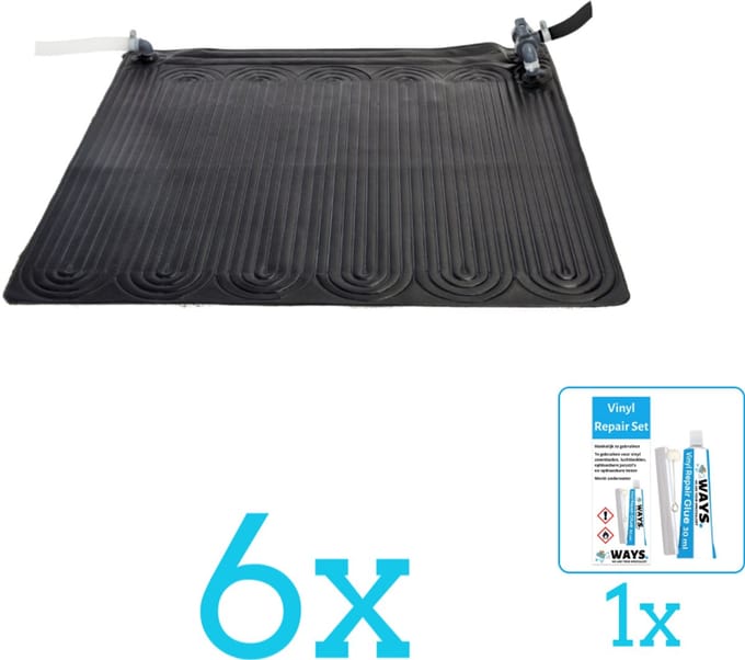 Intex Solar Mat - Zwembad Verwarming - 28685 - Volumebundel - Solar Mat - 6-delig