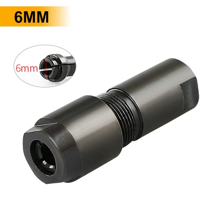 Adaptateur universel modifié pour meuleuse d'angle 6/3 mm vers mandrin de meuleuse droite pour meuleuse d'angle de type 100, coupe-fil M10 6mm