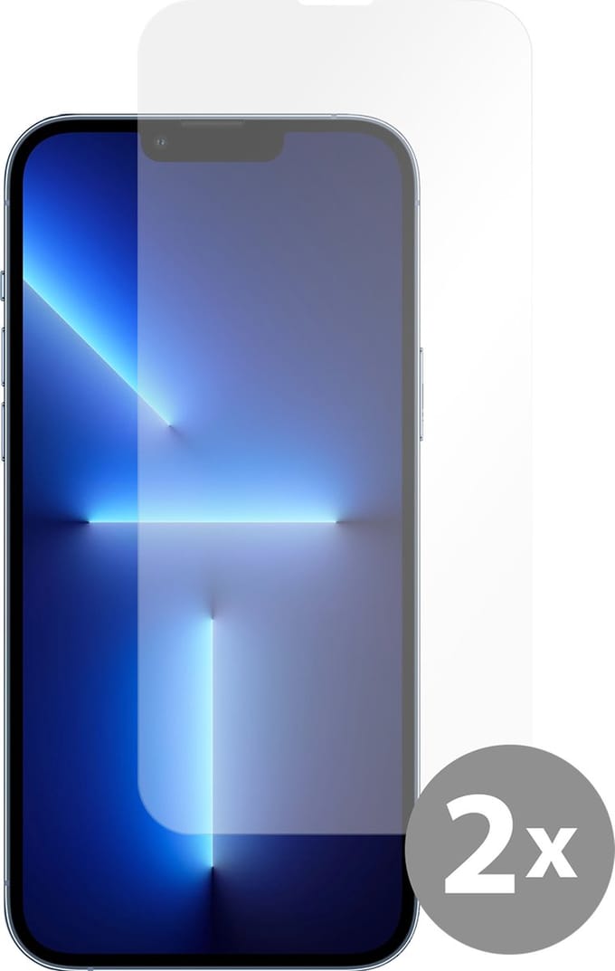 Cazy screenprotector geschikt voor iPhone 13 Pro Max - Screenprotector Gehard Glas - 2 Stuks