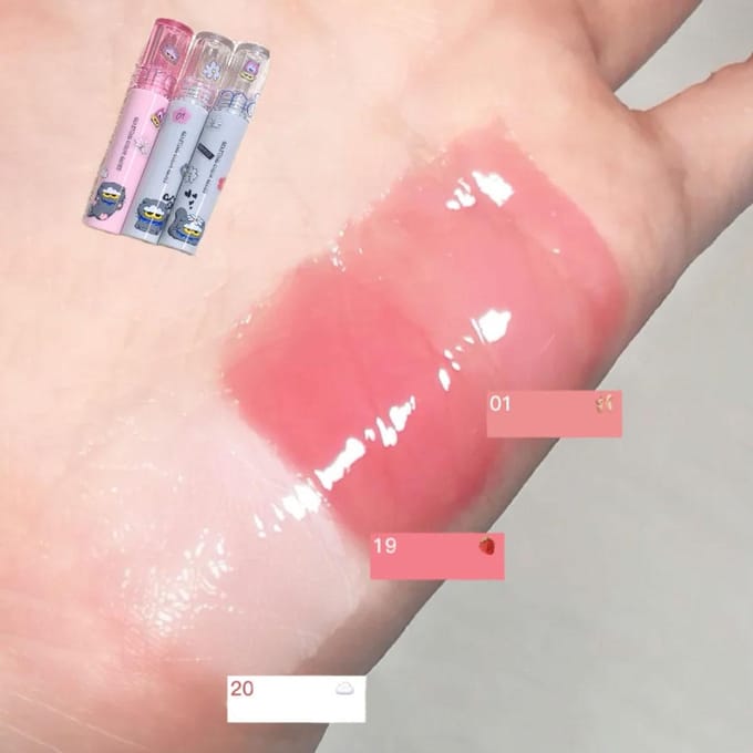 rom&nd X ZO&FRIENDS GLASTING COLOR GLOSS pink
