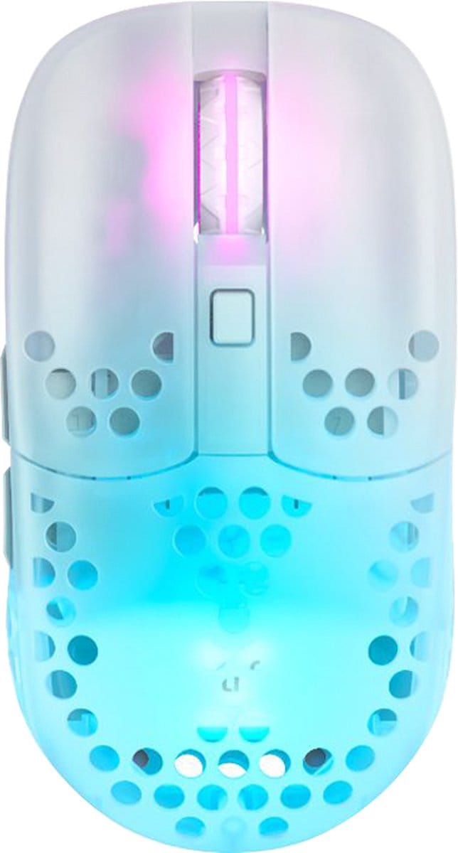 Xtrfy MZ1 Wireless - Muis - voor gaming - USB Type-A - optisch - wit