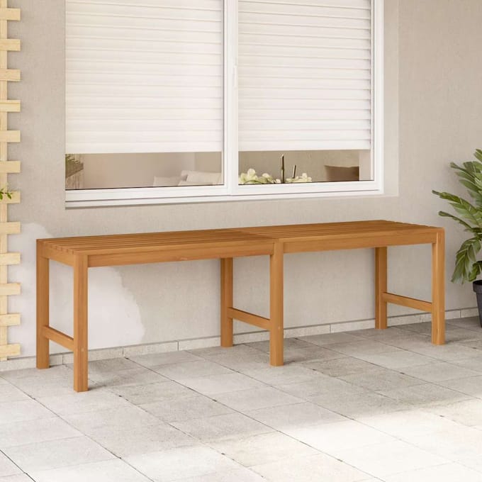 vidaXL - Tuinbank - 150 - cm - massief - teakhout