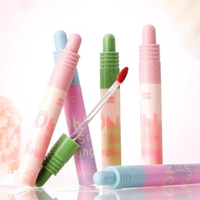 xixi - Love Cycle Velvet Mist Lip Mud - 6 Colors #01 Spring Peach - 2g