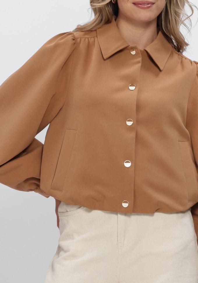AAIKO Sandy R Pes 345 Jassen Dames - Zomerjas - Camel - Maat XXL
