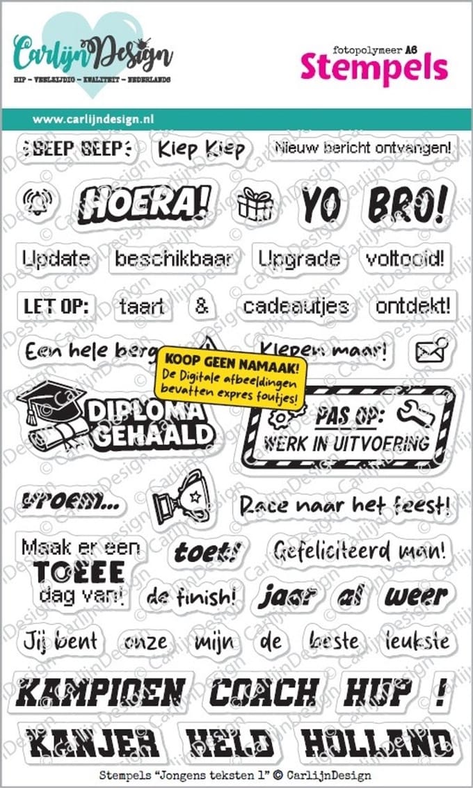 Stempels Jongens teksten 1
