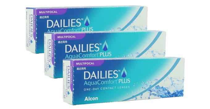 -1.00 - DAILIES® AquaComfort PLUS® Multifocal - Hoog - 30 pack - Daglenzen - BC 8.70 - Multifocale contactlenzen