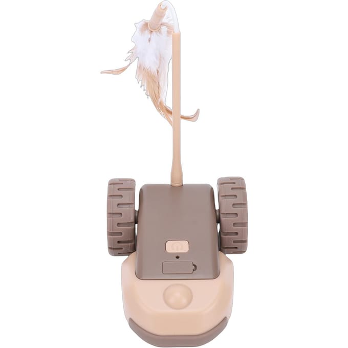 Interactief Katten Pluimspeeltje Afstandsbediening Elektrisch Automatisch Interactief Kitten Pluimspeeltje voor Thuis gray