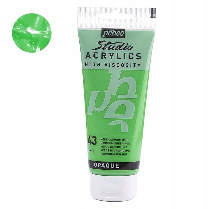 Pebeo Studio Acrylverf 100ml - 43 Cadmiumgroen