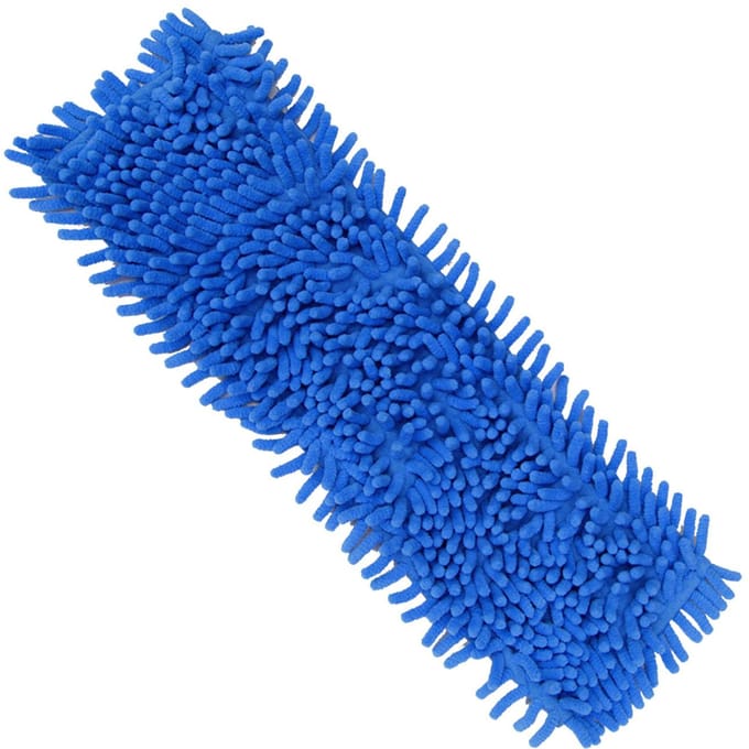 Platte Mop Pad Herbruikbaar Zacht Sterk Waterabsorberend Vervanging Vloermop Hoofdkussen voor Thuis blue