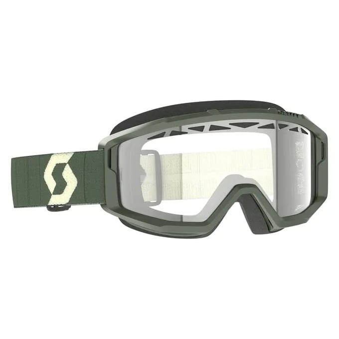 SCOTT Primal Enduro Khaki crossbril met helder vizier