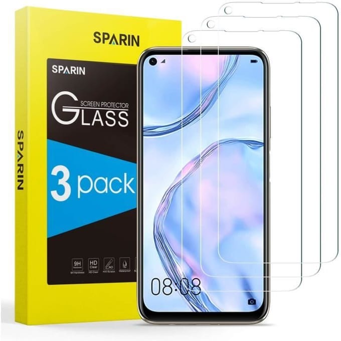 Beschermfolie - LittleMonkey - Huawei P40 Lite (4G) - Set van 3 - Gehard glas - 9H hardheid