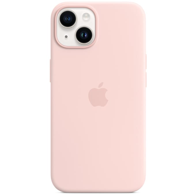 Silicone Backcover MagSafe voor de Apple iPhone 14 - Chalk Pink