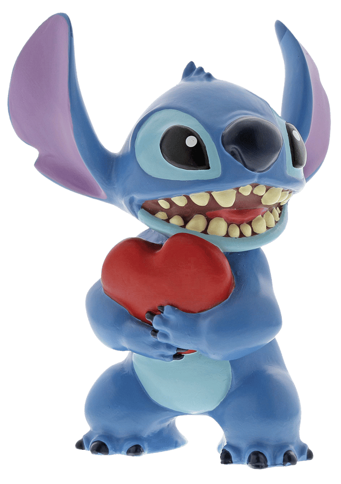 DISNEY TRADITIONS - STITCH HART - Officiele licentie Lilo en Stitch - Enesco - Beeldje