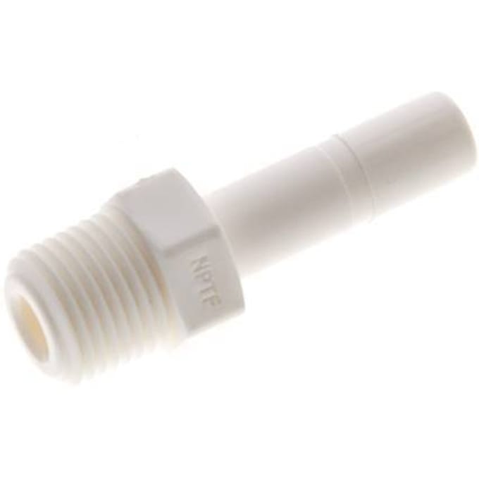1/4'' x 1/8'' NPT insteekfitting POM Buitendraad EPDM [10 Stuks]