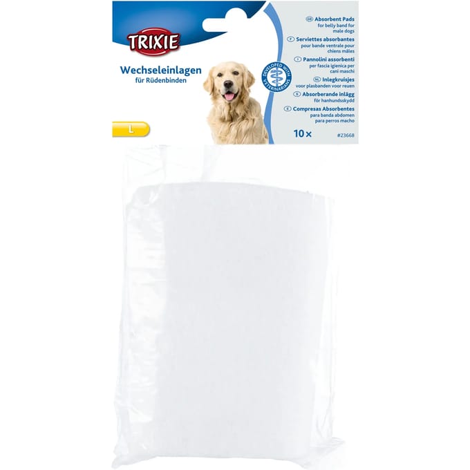 Trixie Verwisselbare absorberende pads voor reuenluiers L (10-pack)
