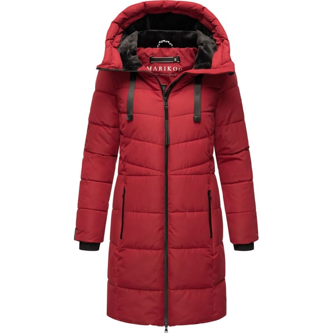 Marikoo Natsukoo dames winterjas – warm, teddyvoering & capuchon