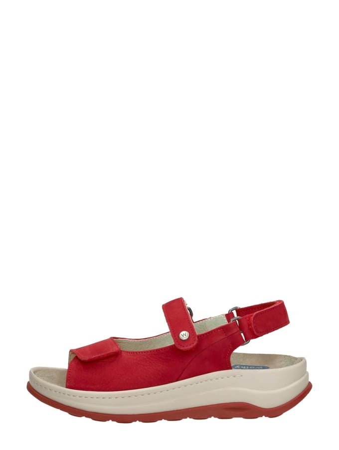 Wolky 0335010 570 Dames Sandalen - Rood - 39