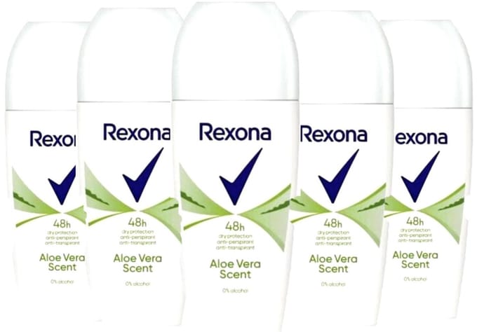 Rexona Deo Roller - Aloe Vera - 5 x 50 ml - Voordeelverpakking