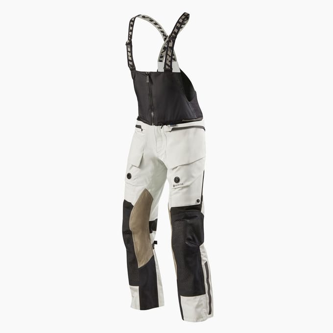 REV'IT! Dominator 3 GTX Silver Black Motorcycle Pants - Maat L - Broek