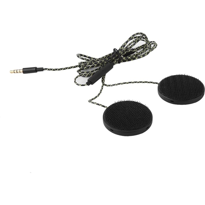 Casque de moto casque haut-parleurs Support appel mains libres black
