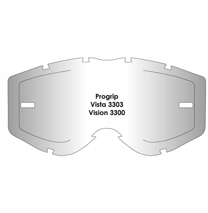 Progrip Vista 3303 Luchtscherm Snelwissel Vizier Helder