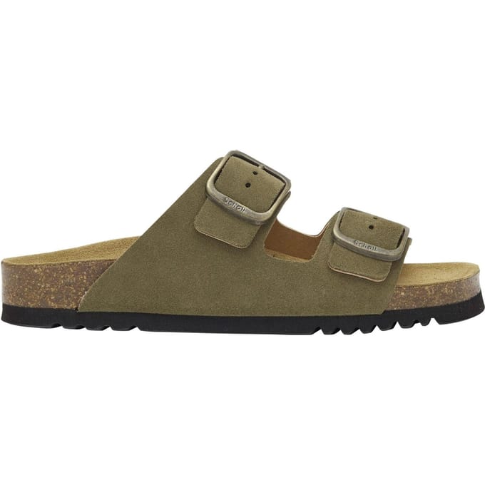 Scholl Sandalen Josephine 2 Riemen Suede Vrouwen - Khaki