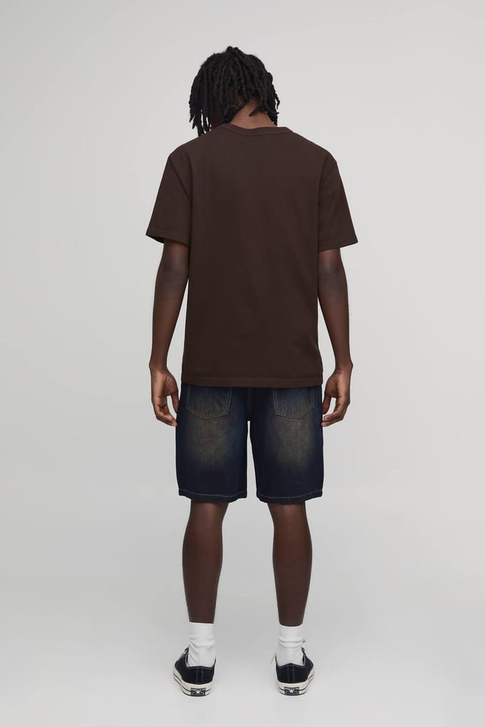 Relaxed Stijve Denim Shorts | Dark Wash | Size 32