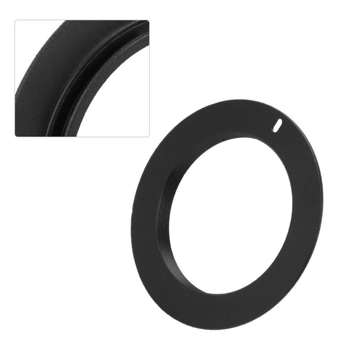 M42-AI Aluminum Alloy Lens Adapter Ring for M42 Mount Lens to for Nikon AI Mount Camera black