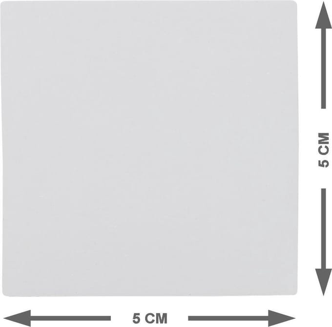 25 Whiteboard Magneten Vierkant 5 cm - Grijs - Herschrijfbaar