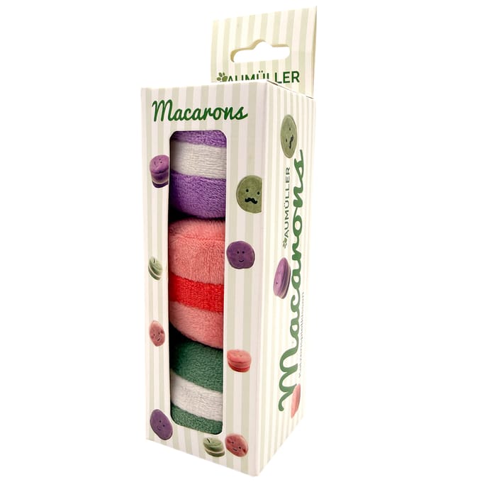 Aumüller Katenspeelgoed Macarons set van 3