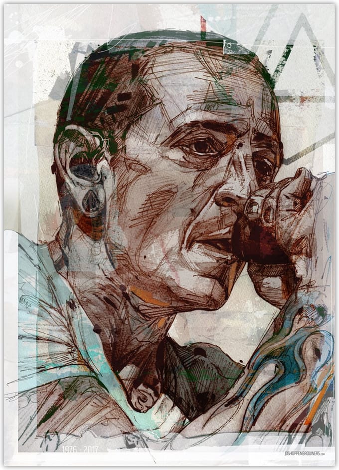 Chester Bennington poster 50x70 cm