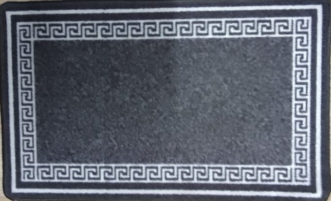 FOTAPIJT - Badmat - Bedrukte deurmat - Binnen - Termo Antislip - 50x80 cm - 5 mm - Wasbaar - Polyamide