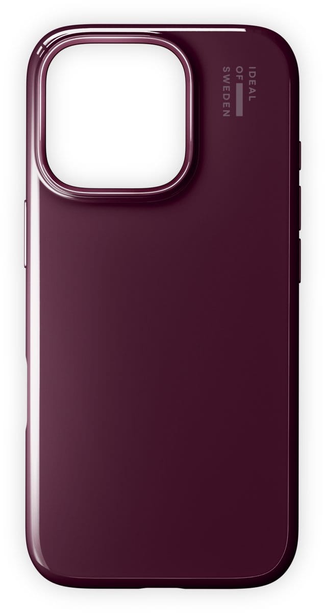 iDeal of Sweden Slim Case MagSafe geschikt voor iPhone 16 Pro Glossy Cherry